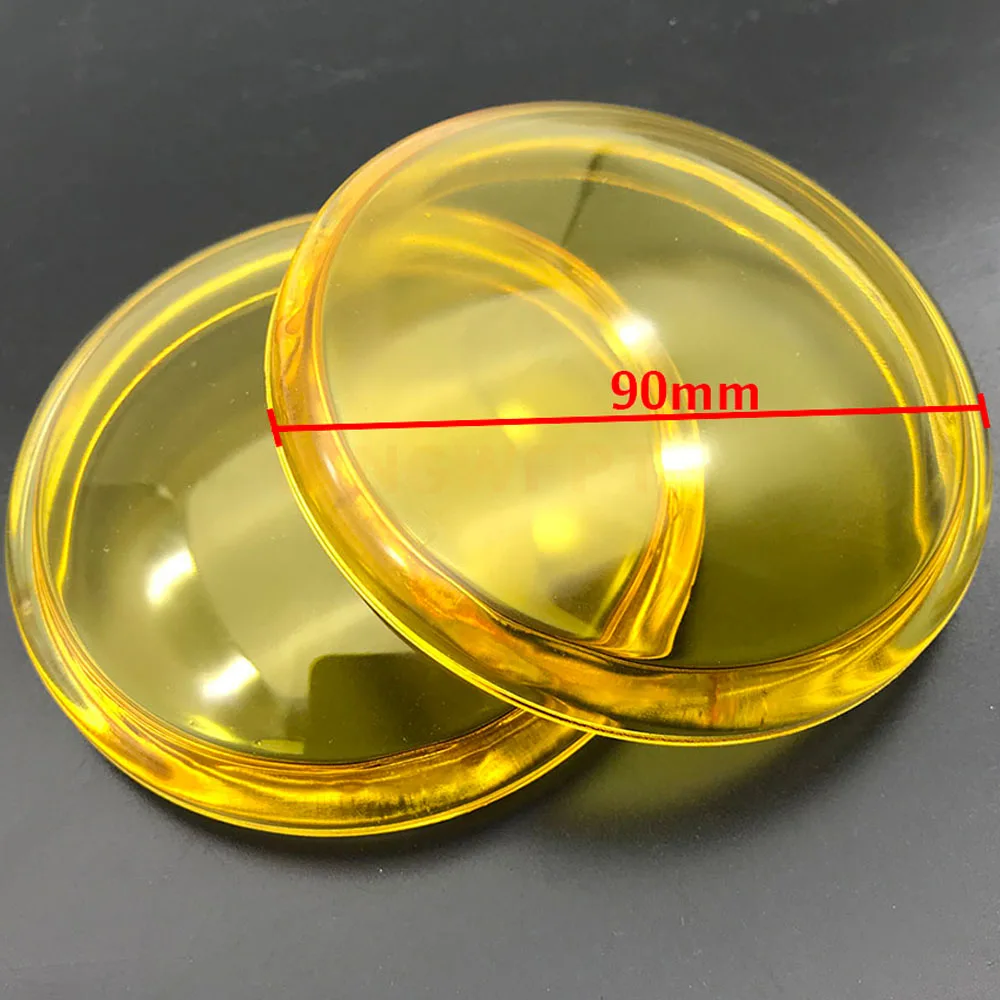 

2 шт., водонепроницаемые противотуманные фары из закаленного стекла, диаметр 90 мм