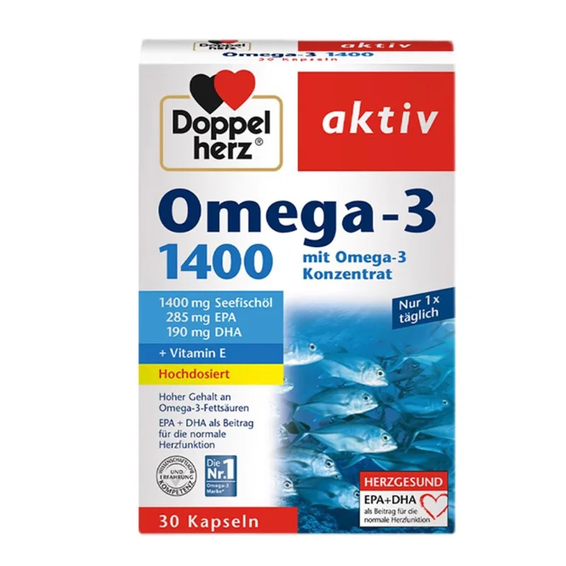 

Omega-3 1400 mg 30 soft capsule Free shipping