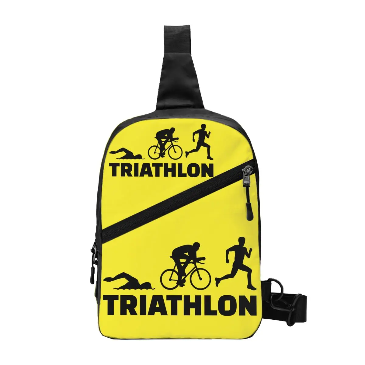 

Модные сумки-слинги для триатлона для езды на велосипеде, кемпинга, мужской рюкзак для плавания, езды на велосипеде, бега, рюкзак через плечо...