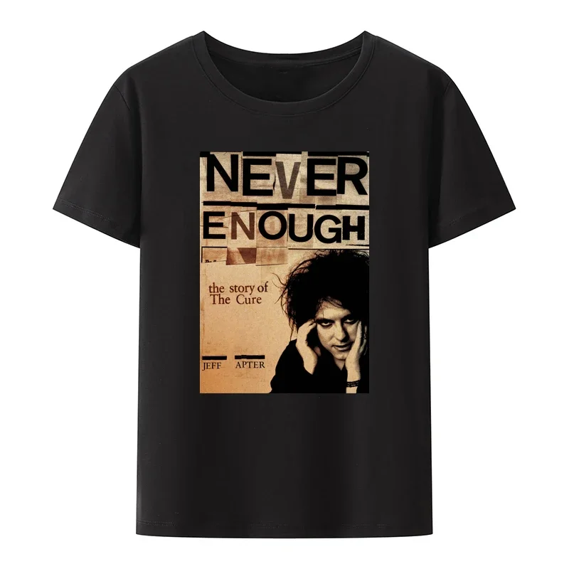 

Robert Smith The Cure Band Y2k Cotton T-shirts Emo Anime Shirt Print Short Sleeve Avatar Comfortable Breathable Graphic Novelty