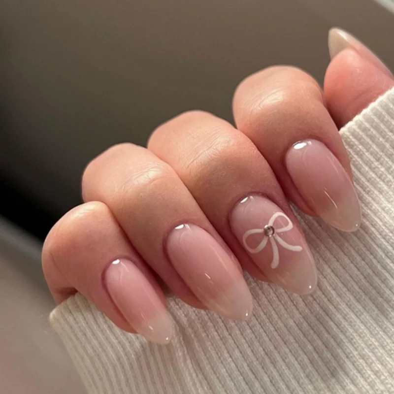 Накладные ногти 24 штуки цвет в ассортименте