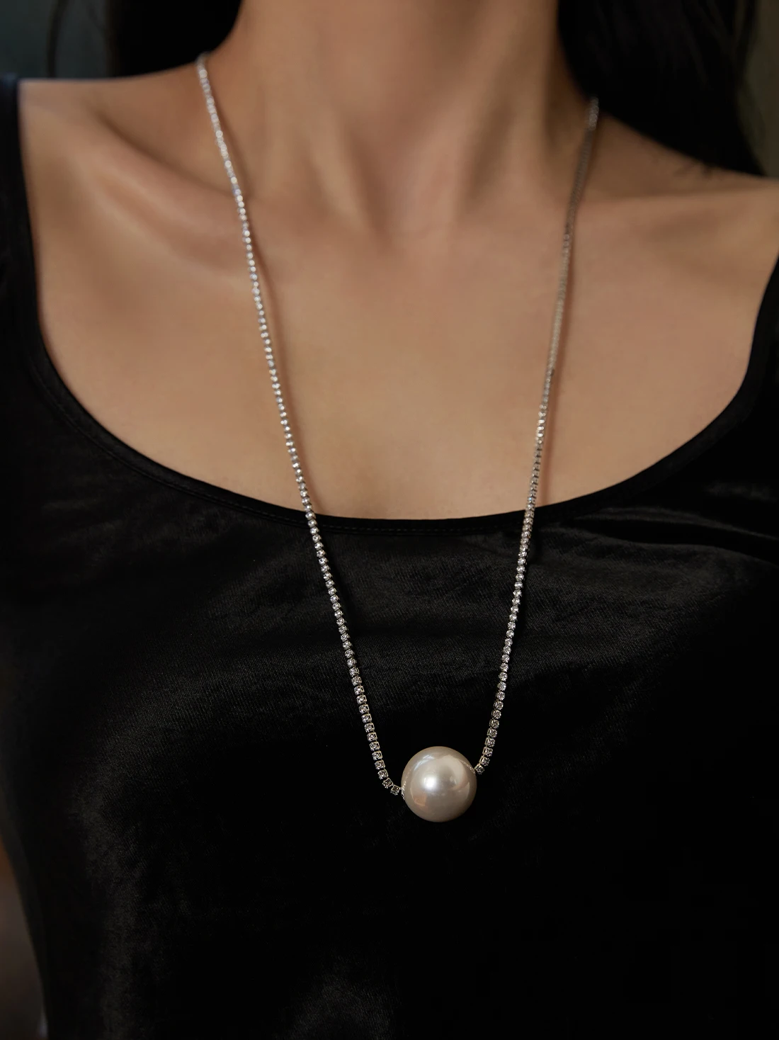 

LONDANY necklace personalized DIY multi wearing pearl necklace elegant decoration collarbone chain fashionable neck chain women