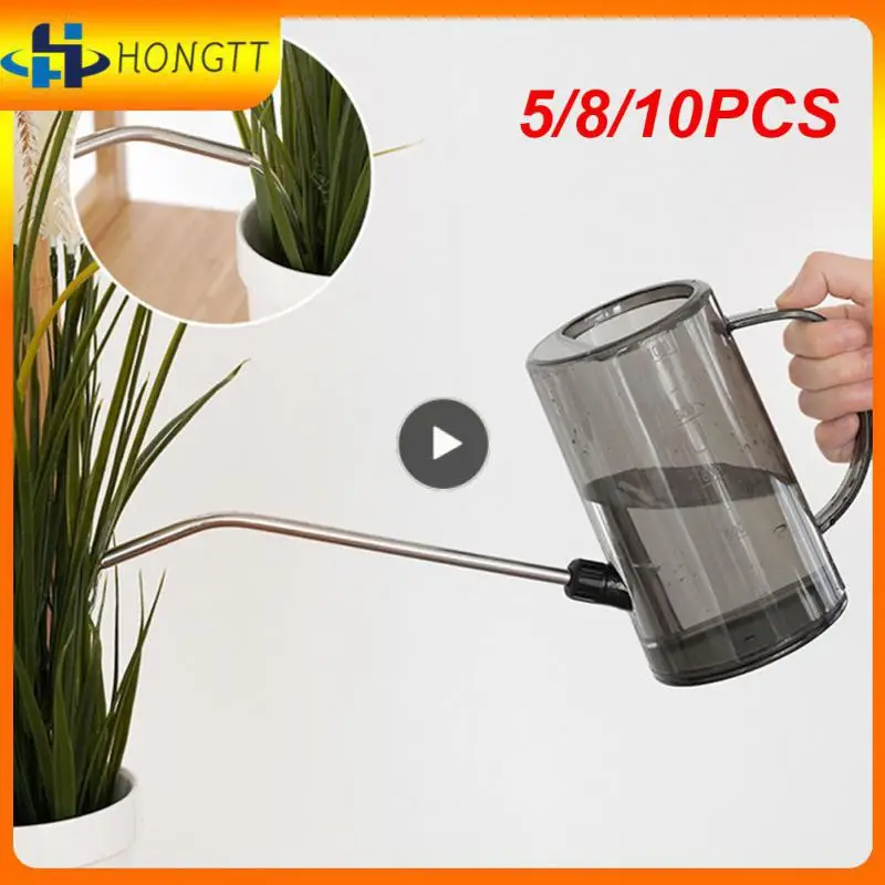 

5/8/10PCS Large Capacity 1500ml Water Cans Garden Lawn Flower Potted Watering Can Shatterproof Gardening Watering Can 1.5l