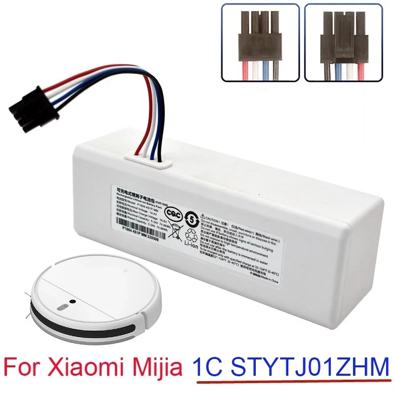 

Оригинальная батарея для робота-пылесоса Xiaomi Mijia 1C STYTJ01ZHM, аксессуары, запчасти