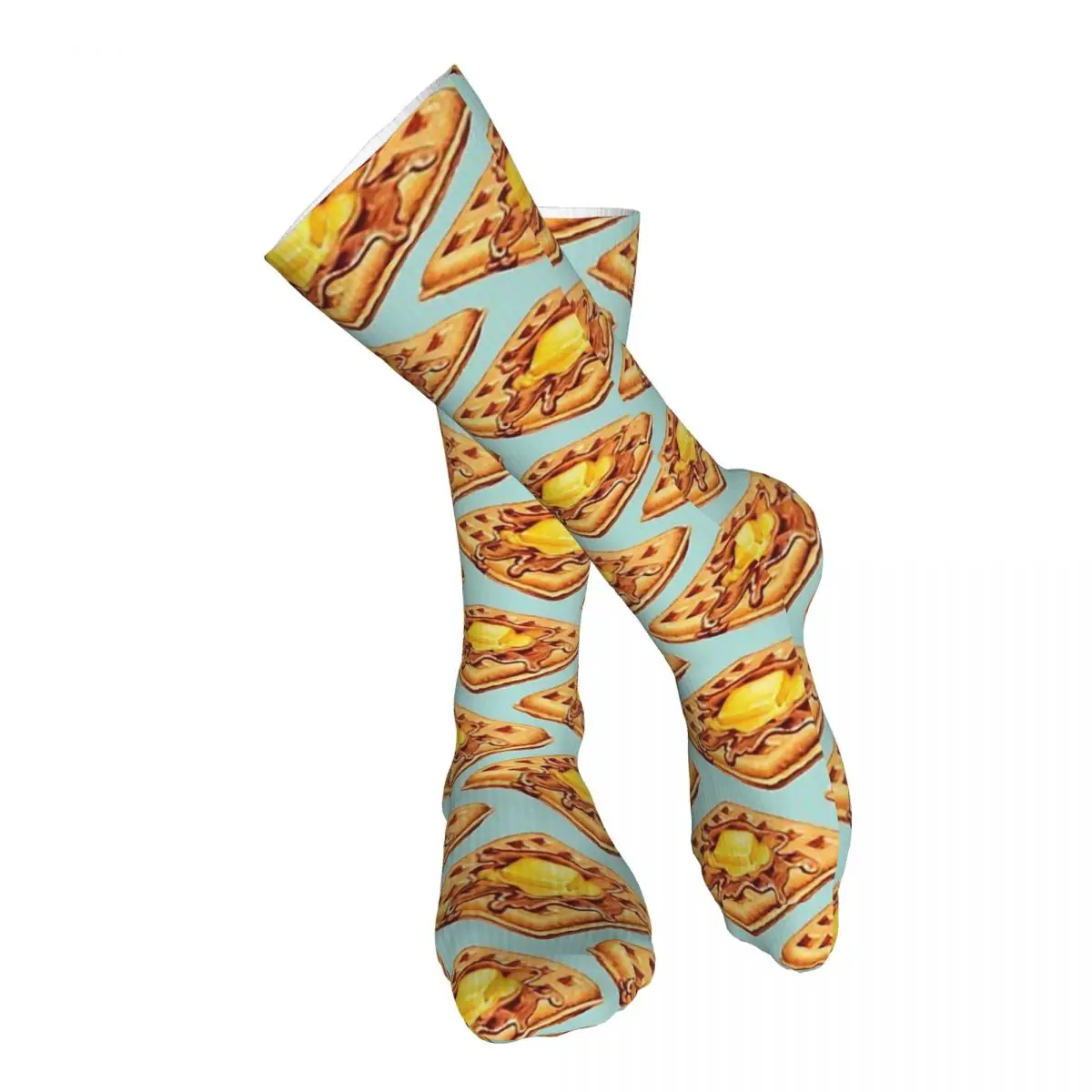 

Waffle Pattern Adult Stockings Moisture absorbent Suitable For Sports Sports Stockings Bright Colours