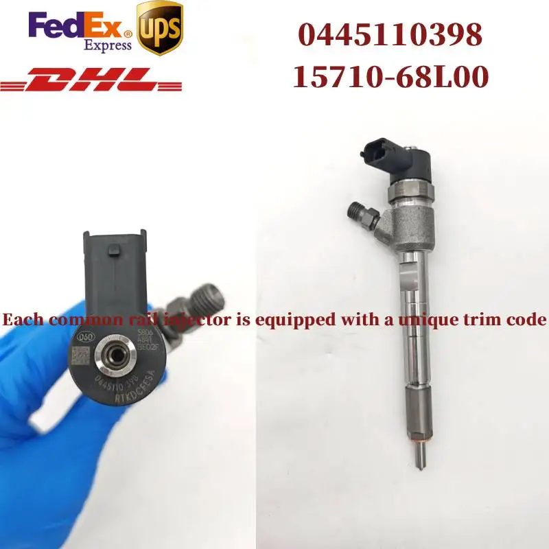 Фото Форсунка Common Rail 0445110398 (15710-68L00) для дизельного двигателя Suzuki Swift 1.3 DDiS №1