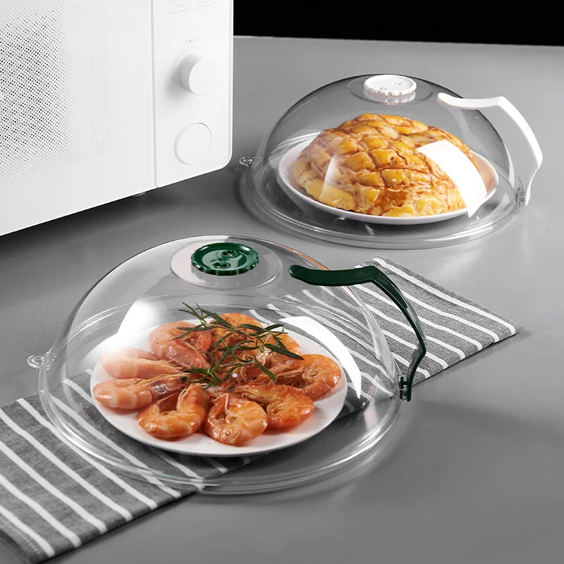 

Microwave Splash Cover BPA Free Microwave Cover Protective Cover with Steam Hole Kitchen Accessories High Temperature Resistance