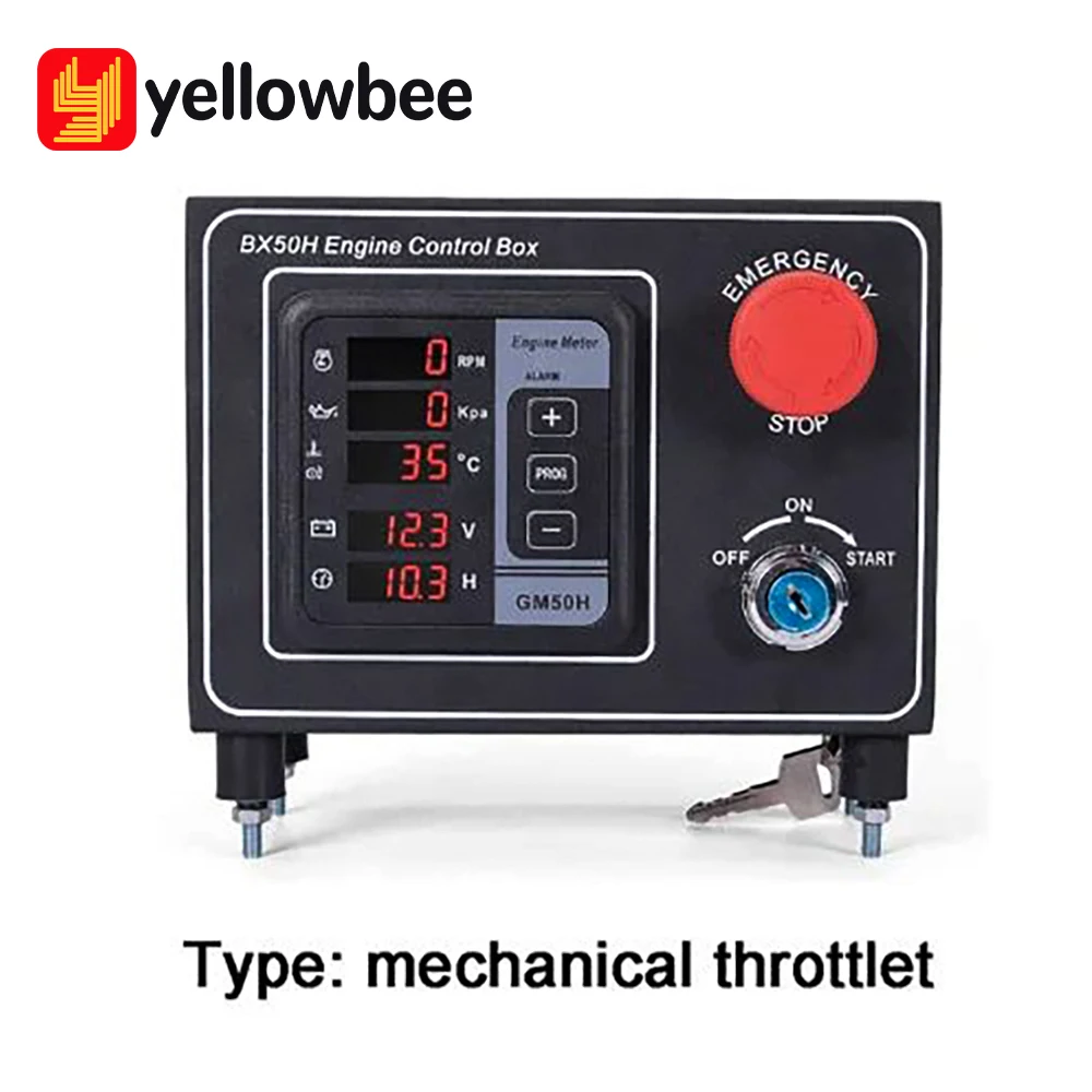 Контроллер генератора GM50H многофункциональный цифровой Измеритель двигателя