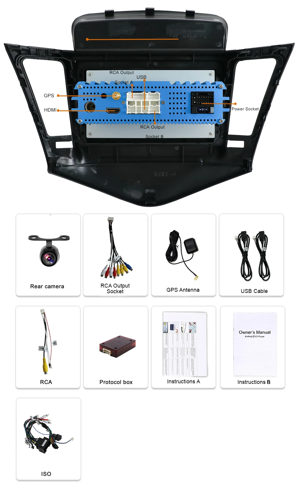 9 "Автомобильный мультимедийный плеер 2 Din автомобильный радиоприемник GPS Navi
