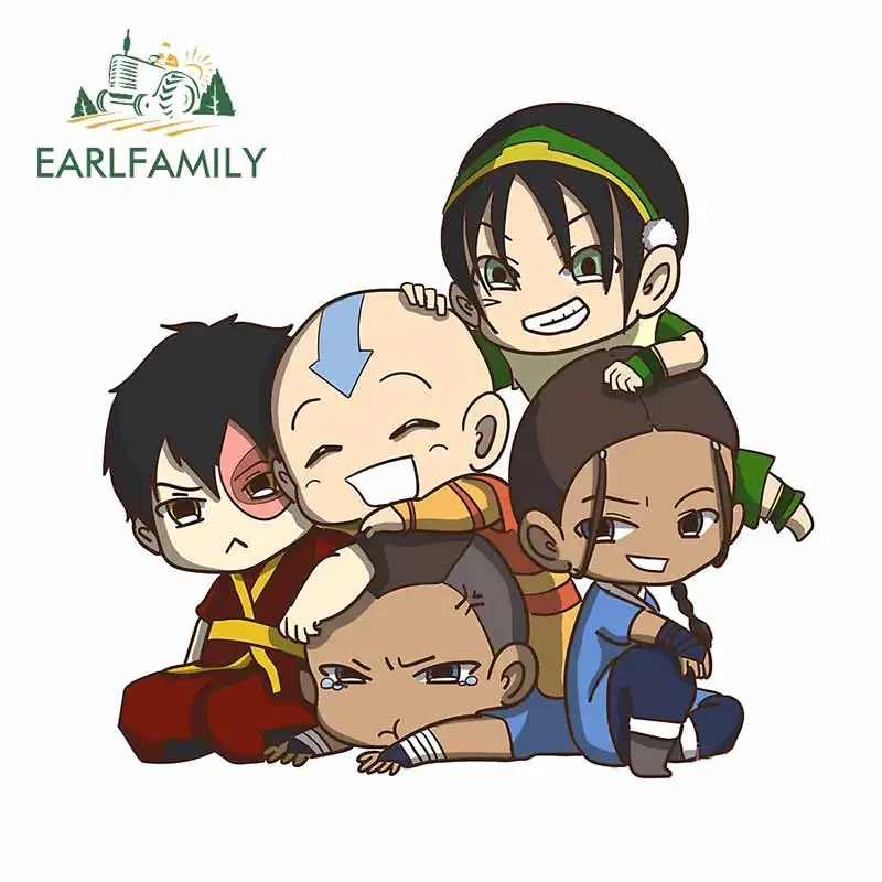EARLFAMILY 13 см для Аватара Последний Airbender автомобильные наклейки Индивидуальные