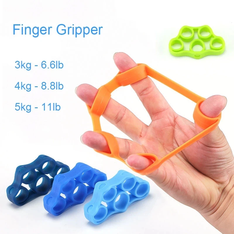 

Wrist stretcher, finger expander, strength trainer, finger holder, silicone hand resistance band, hand clamp