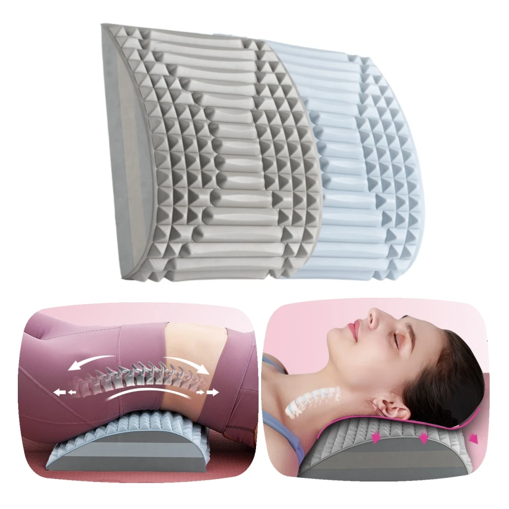 

Back Stretcher Waist Support Neck and Cervical Massager Lumbar Spine Pain Relief Physical Traction Office Pillow Posture Correct