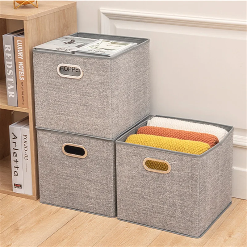 

Домашняя тканевая коробка для хранения одежды, складной ящик для хранения, коробка для офиса и дома, складная сумка для хранения