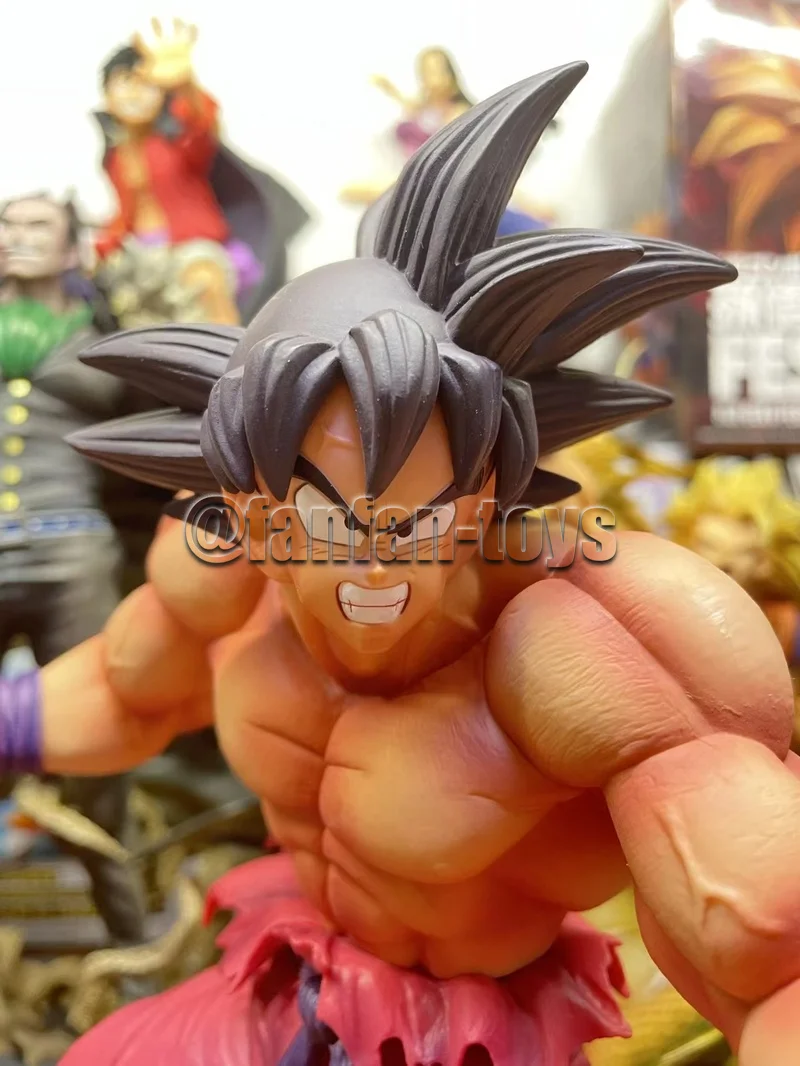 Фигурка В наличии 18 см из аниме Драконий жемчуг Z фигурка Son Goku Kaiouken Kakarotto ПВХ