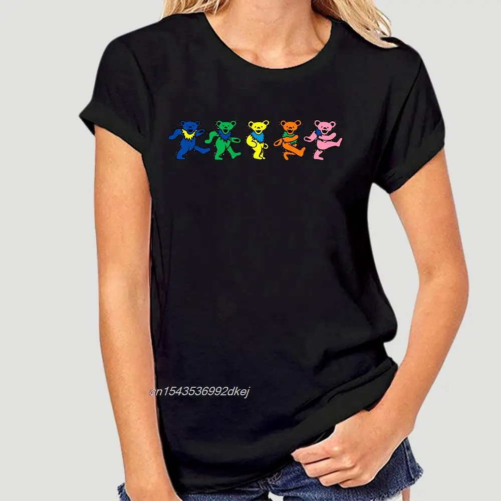 

Grateful Dead Dancing Bears Gothic Text Adult T Shirt Men Women TEE Shirt Homme Customized 2333D
