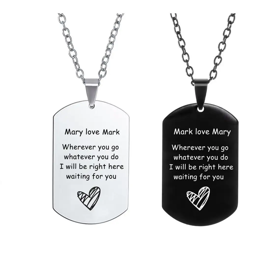 Лазерная гравировка на заказ армейская бирка из нержавеющей стали военный кулон