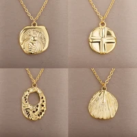 gothic bees irregular pendant necklaces for women vintage punk cross choker chain necklace stainless steel jewelry gifts 2022