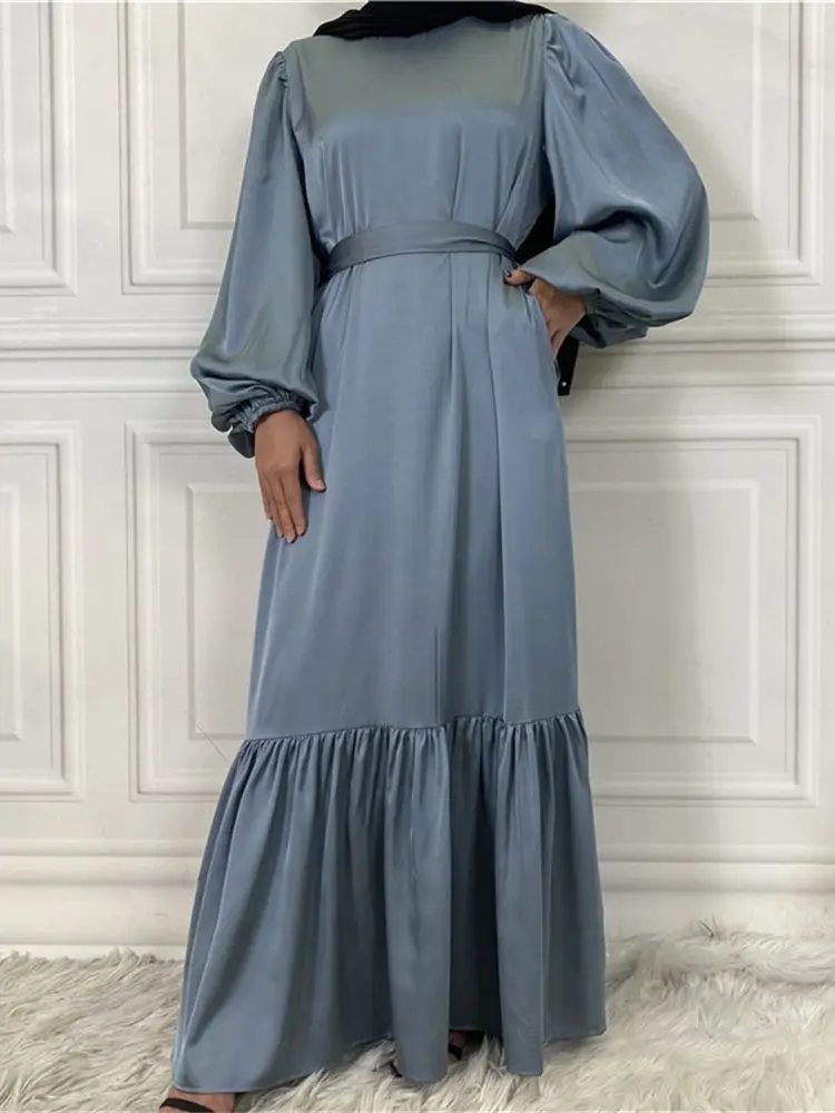 Vestido Longo Ramadan Abaya Turkey Islam Arabic Muslim Modest Long Hijab Dress For Women Kaftans Robe Longue Femme Musulmane