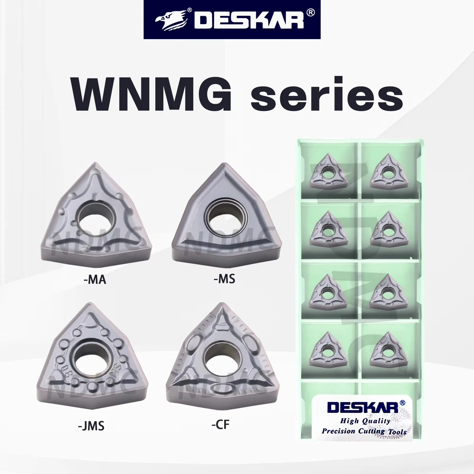 Токарные пластины WNMG серии DESKAR для станков с ЧПУ, персиковидной формы, WNMG0804040812-MAMQCFCVJMSMMMSVMR-SL-S LF6018S (art.: 3920dabc4175b) - 3920dabc4175b