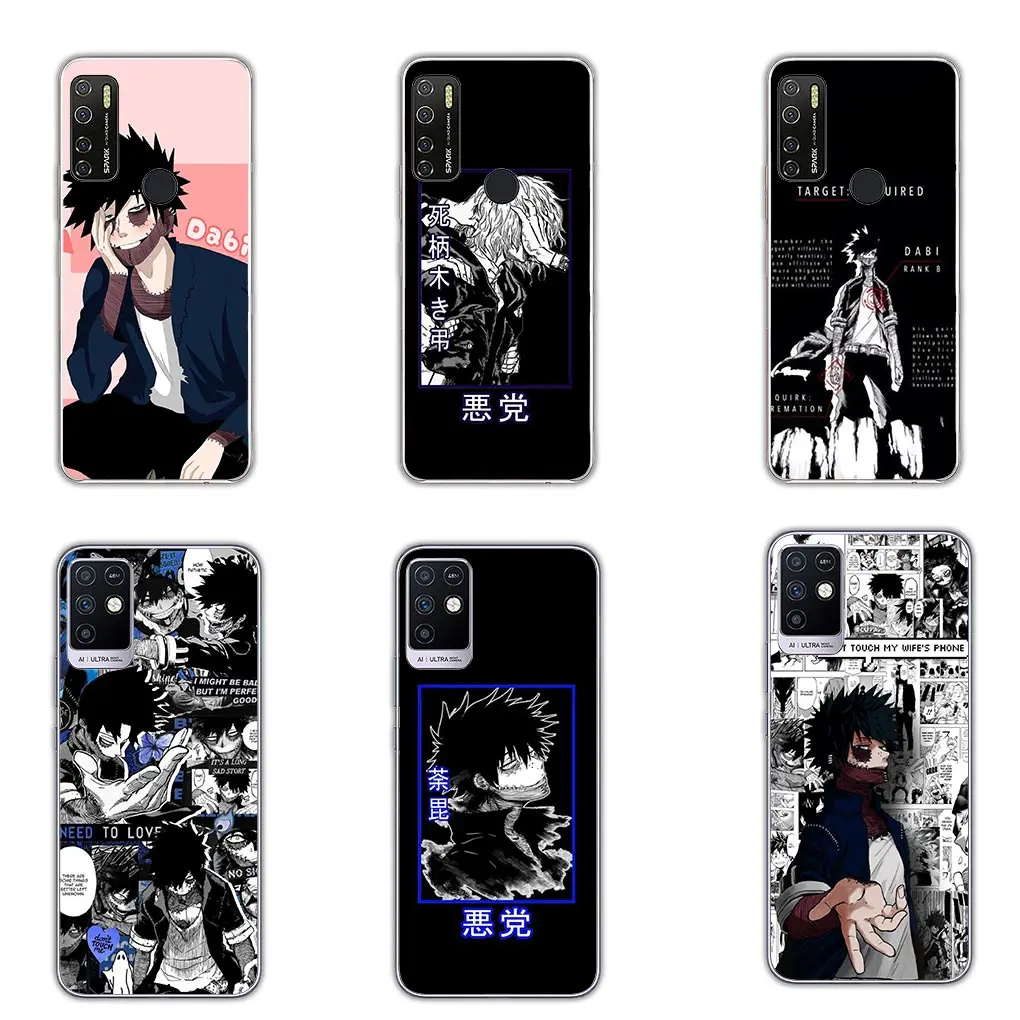 Чехол для телефона Dabi My Hero Академия Motorola Moto G04 G71 G73 G32 G34 E7 G6 G7 G8 G9 G24 Power One Fusion Plus