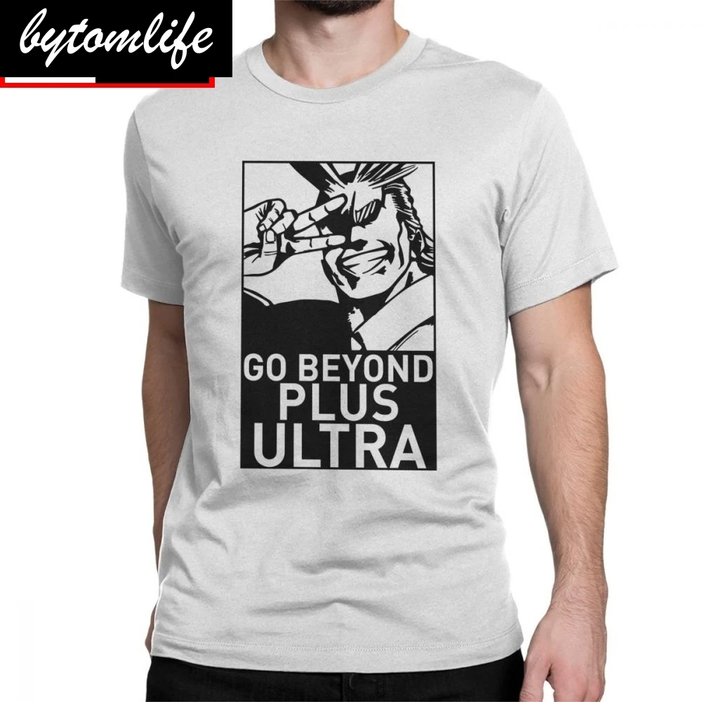 

Men's My Hero Academia T-Shirt All Might One Vintage T Shirt for Men Clothes Design Tees Cotton Clothing
