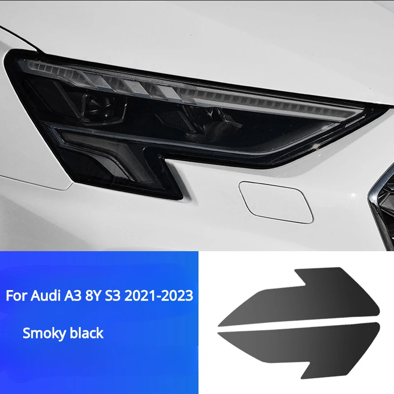 

Для Audi A3 8Y S3 2017-2023 Автомобильная внешняя фара Защита от царапин фотопленка для ремонта от царапин аксессуары Refit