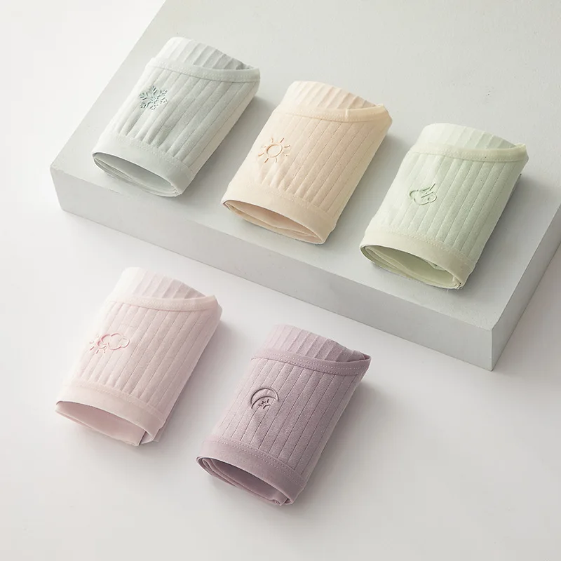 

M-XL Cotton Panties Women's Underwear Sexy Lace Underpants Girl Solid Color Briefs Female Traceless Lingerie For Woman