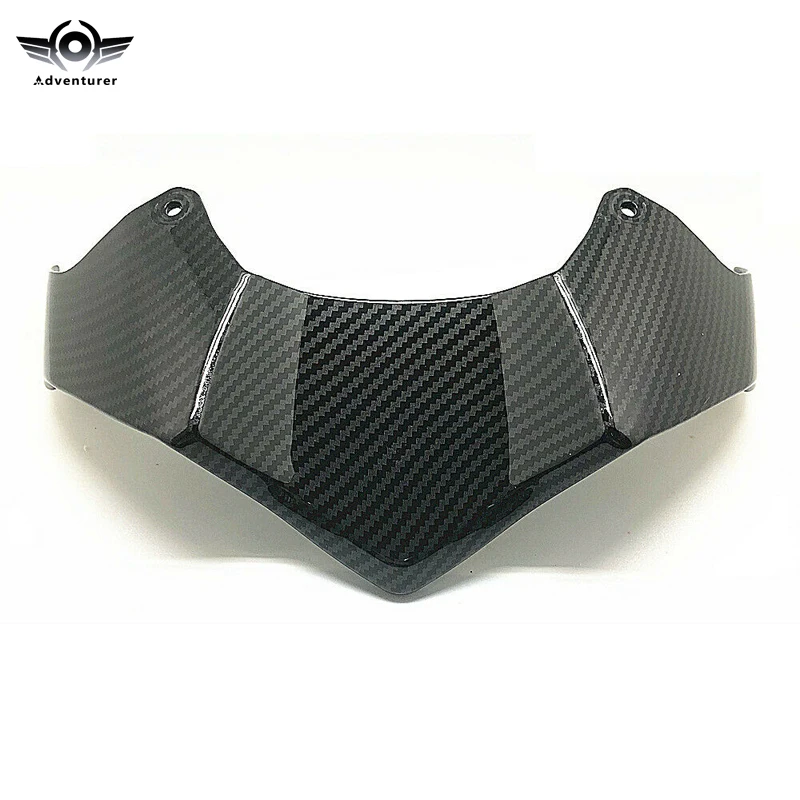 

For Kawasaki 2017-2019 Z900 Hydro Dipped Carbon Fiber Finish Lower Front Winglet Headlight Fairing Cowl Spoiler