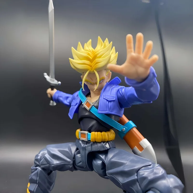 Фото Оригинальная подвижная фигурка Bandai SHFiguarts Dragon Ball Z Super Saiyan Trunks The Boy from the Future в оригинальной коробке №3