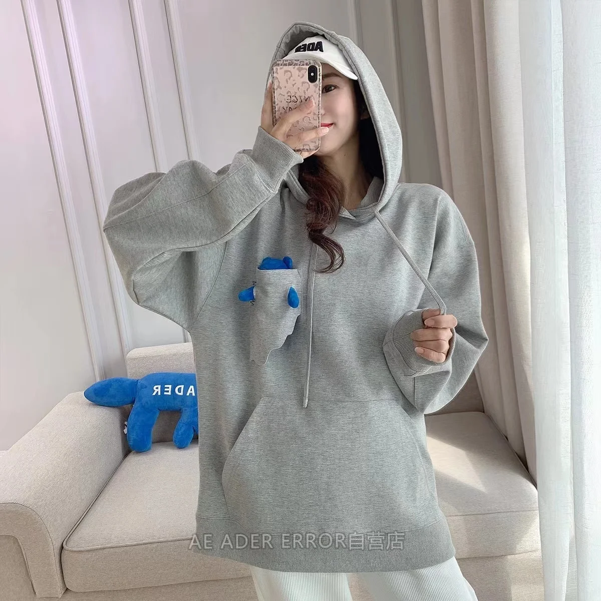 

Толстовка с капюшоном и карманами для мужчин и женщин, 2023