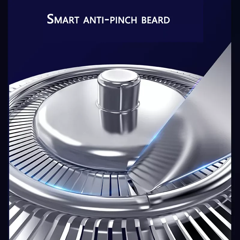 

Бритва Мужская аккумуляторная для влажного и сухого бритья, с ЖК-дисплеем