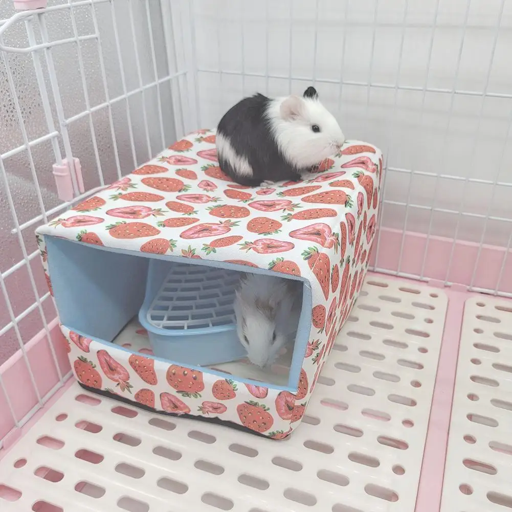 

Pet Bottomless Cotton Nest Small Pet Hidden House Shelter Sleeping Bed For Rabbit Hedgehog Guinea Pig