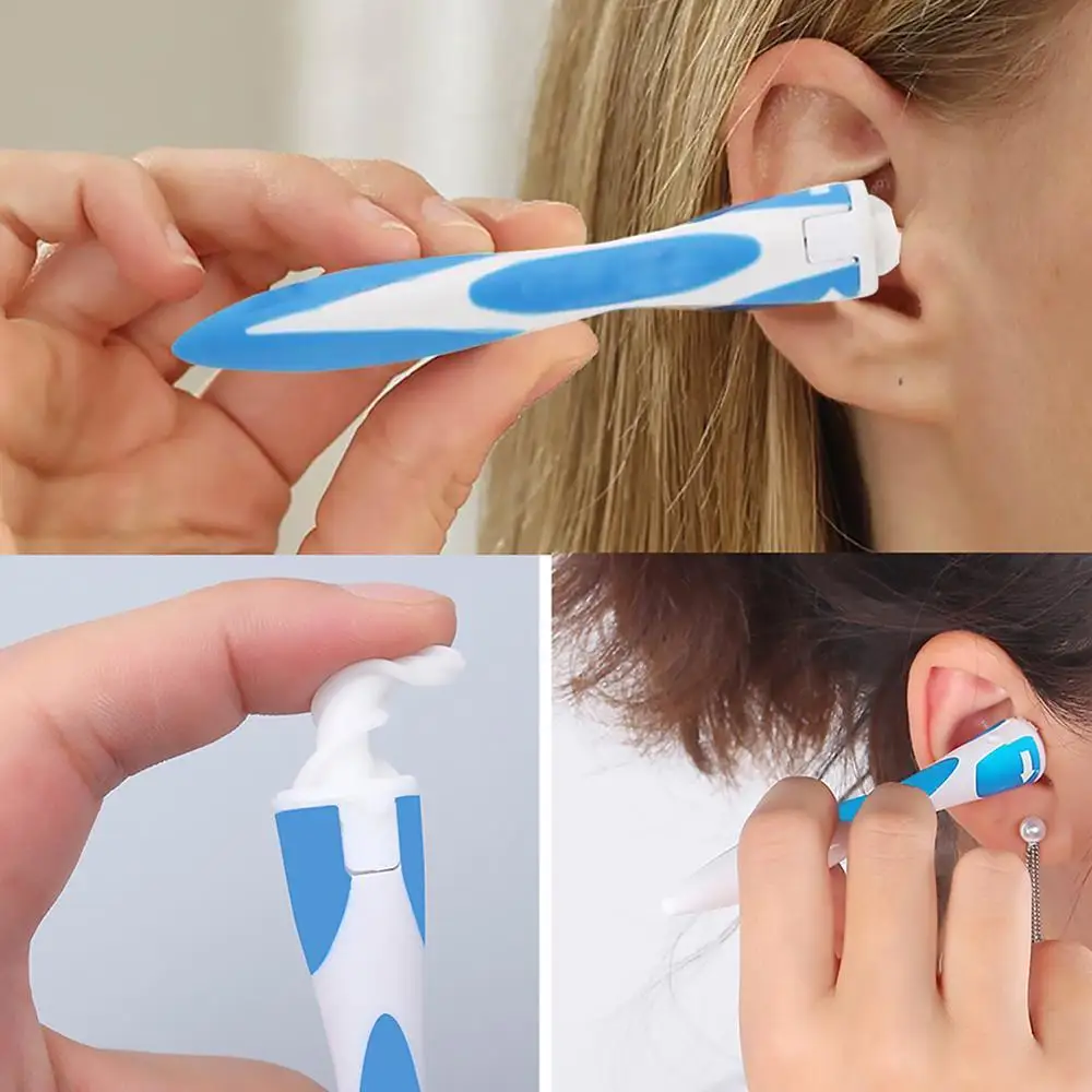 Soft Spiral Head Ear-Cleaning Device Earpick Tools Ear Wax Pick Cleaner Remover Earwax Removal Tools Ear Care Accessory Dropship