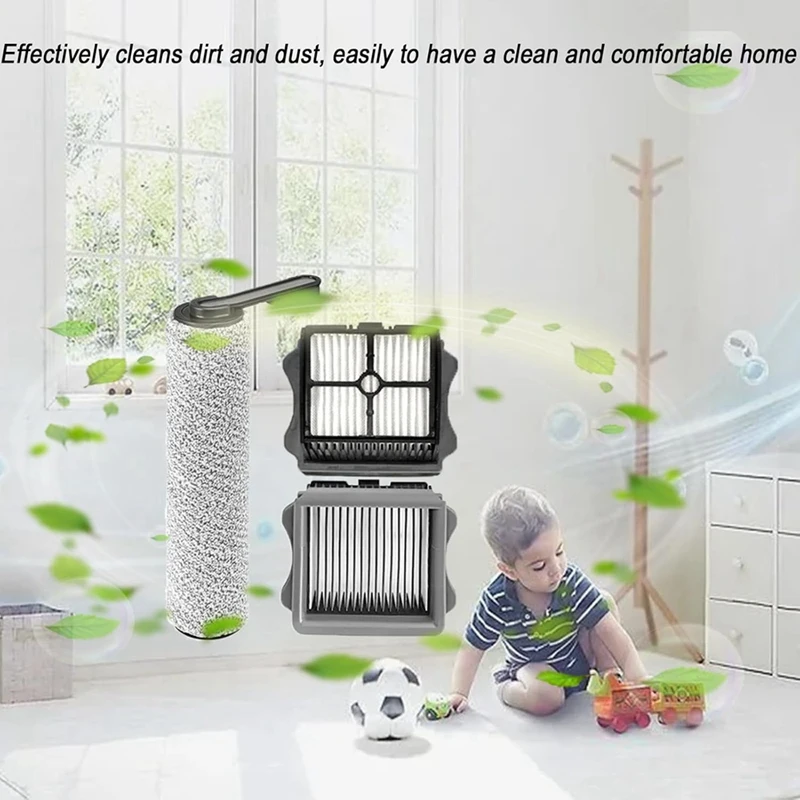 HEPA-фильтр и щеточный валик для Tineco Floor ONE S5/Floor S5 Pro 2 аксессуары беспроводного