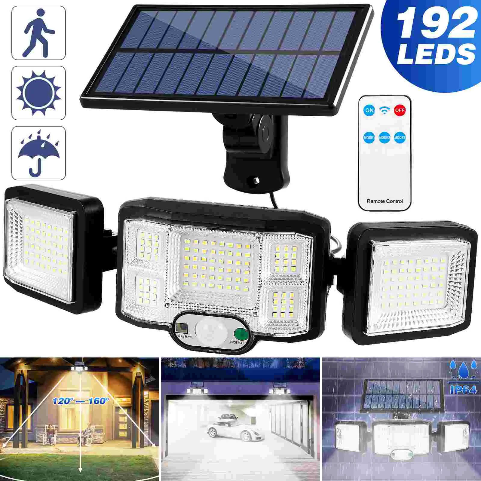 

Luces Con Sensor De Interior Solar Light Outdoor Lights Street Motion Detected Abs Security