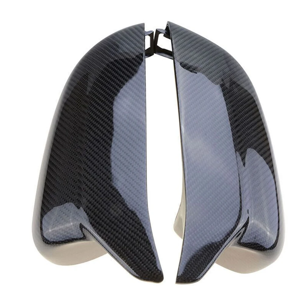 

Car Cover Cap Mirror Cover Style 1 Pair Anti-rust Cap Carbon Fiber Colorfast Durable For BMW 3 Series Lightweight