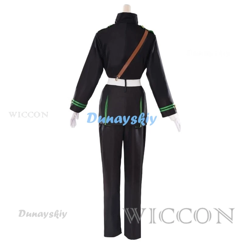 Аниме Yuichiro Hyakuya Косплей Парик Костюм Серафим Конца Owari No Seraph Делюкс Военная