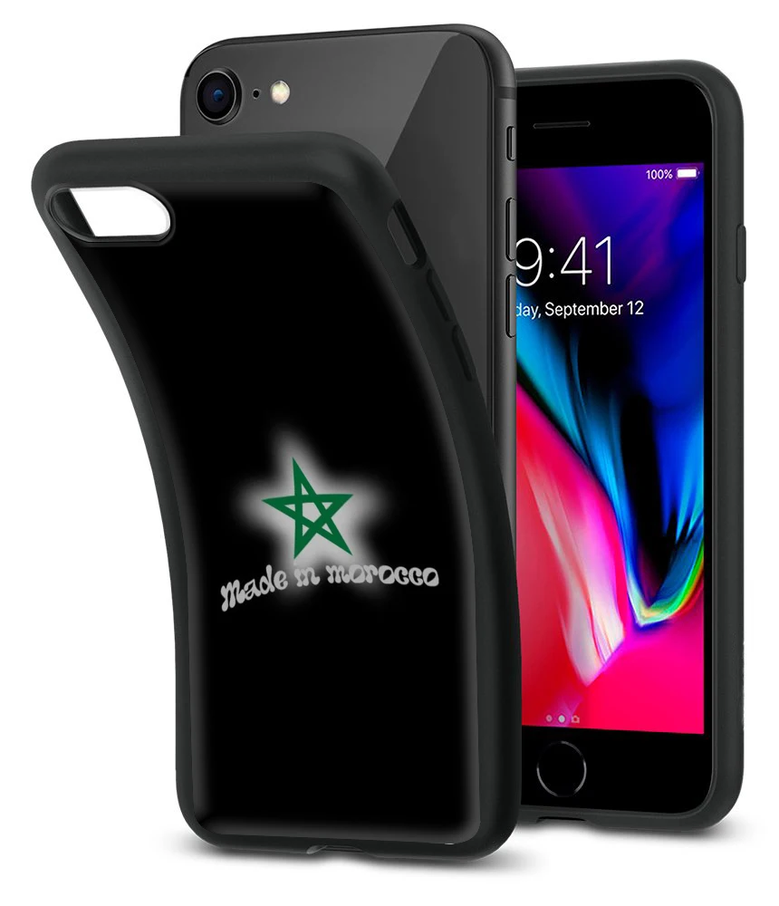 Мягкий силиконовый чехол YR-11 с флагом Марокко для Samsung Galaxy A05 A05s A24 A04 A04s J4Plus A23 A13 A14