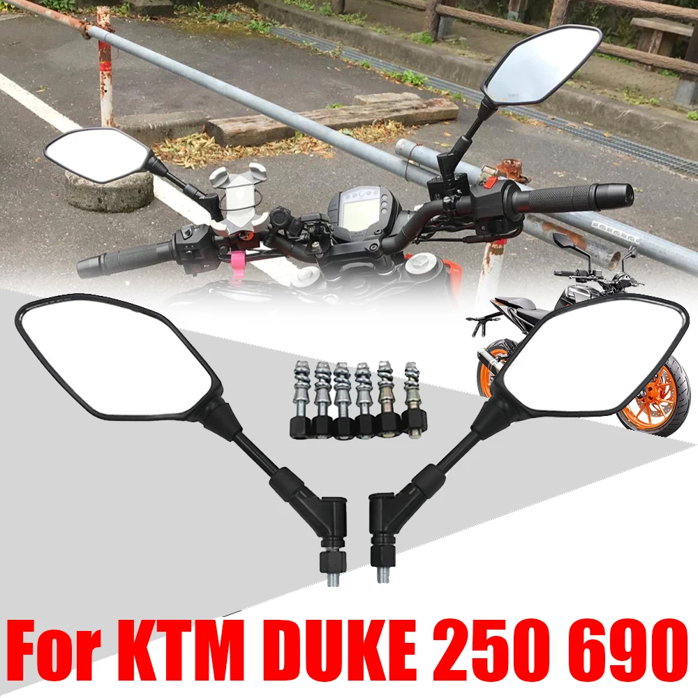 

For KTM DUKE 250 690 DUKE DUKE250 250DUKE DUKE690 690DUKE Accessories Rearview Mirrors Side Mirror Rear View Mirror Back Mirror