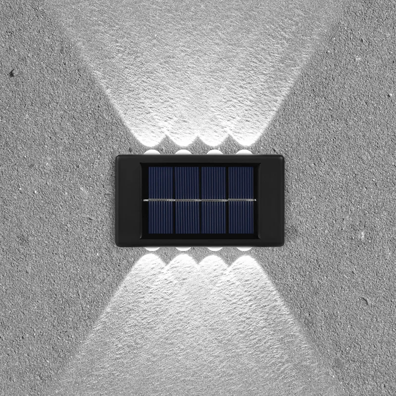 

Outdoor Solar Sensor LED 8Pcs Lights Decoration Lamps Waterproof Garden Streetlights IP65 Courtyard Up And Down Solar Wall Light