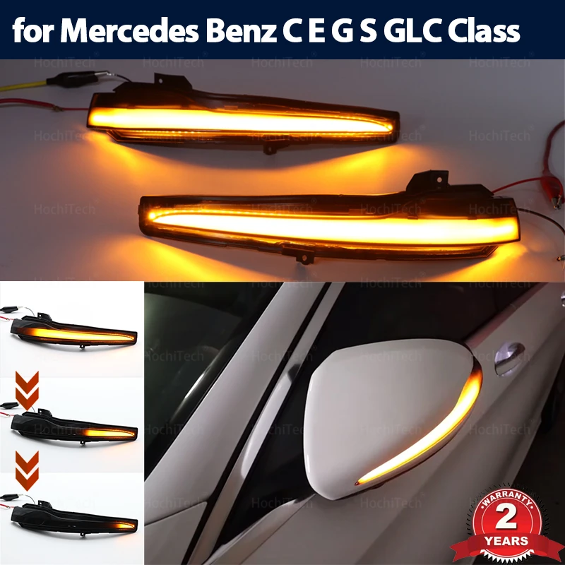 

Для Mercedes C S GLC E V W205 W222 X253 W213 W447 светодиодный динамический автомобильный указатель Поворота Боковой зеркальный маркер указатели поворота акс...