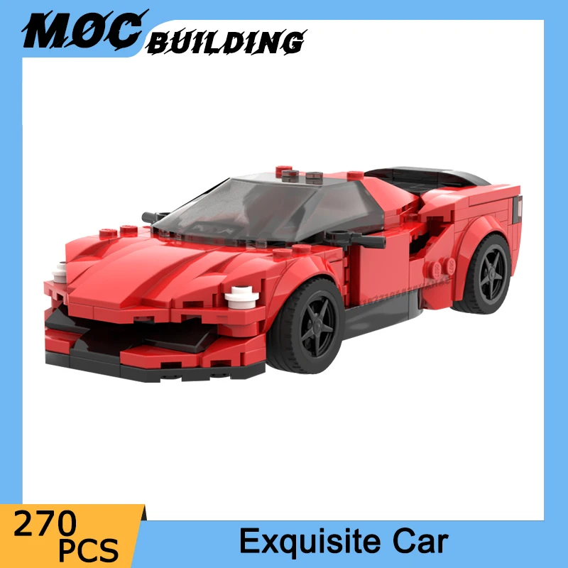 

Городской Классический знаменитый автомобиль высокотехнологичная модель MOC, строительные блоки, супер гоночный спортивный автомобиль «сделай сам», сборный кирпич, игрушка для мальчиков, подарок для взрослых