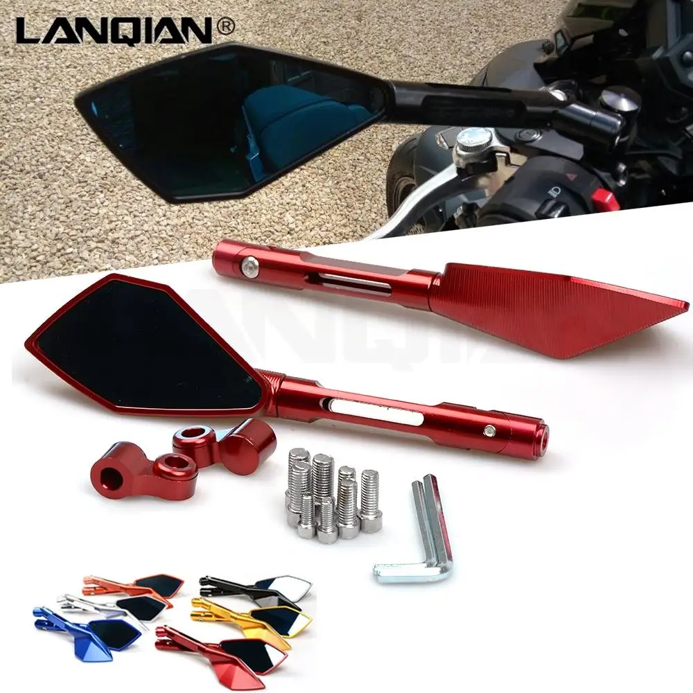 

2019 Motorcycle accessories Rearview side Mirrors for Honda CB CBR 300 600F 1000R 1100 cb650f 500x cbr 125 cb400 cb190r xsr900