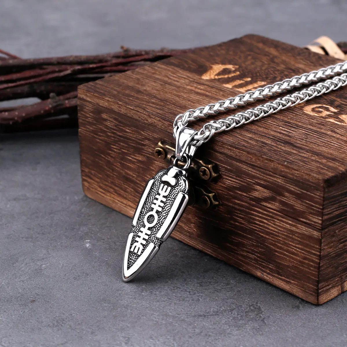 РУНИЧЕСКАЯ подвеска мужские из нержавеющей стали 316 с языческий амулет одином