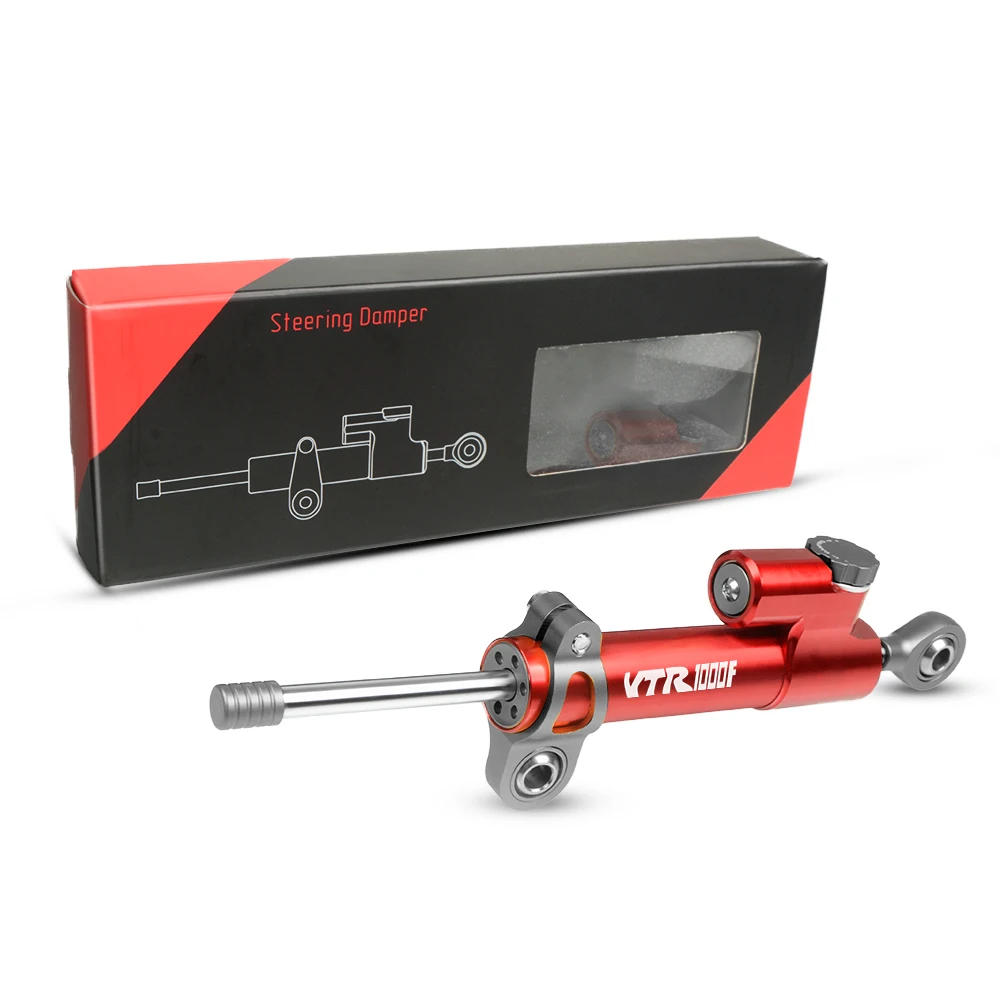 Алюминиевый мотоциклетный демпфер с ЧПУ для Honda VTR1000F VTR 1000F 1998-2004 1999 2000 2001 2002 2003