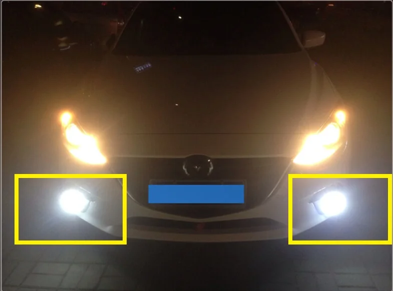 2014 ~ автомобильный бампер головка головного света для mazda 3 axela противотуманные