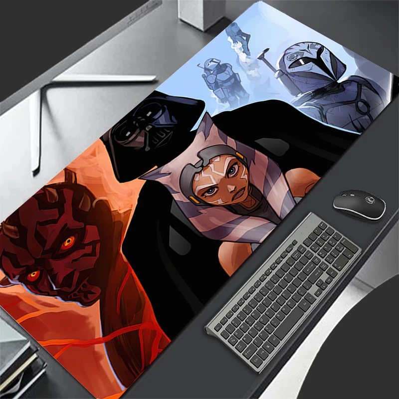 

Office Accessories Gaming Mouse Pad Darth Maul Star Wars Anime Mouse Mats Desk Mat Offices Anti-skid Rubber material Mousepad