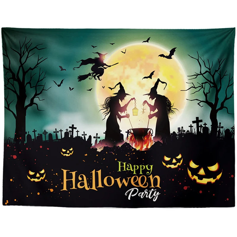 

Halloween Tapestry Pumpkin Tapestry Printed Tapestry Can Be Used As Background Wall Blanket Hanging Cloth Beach Towel