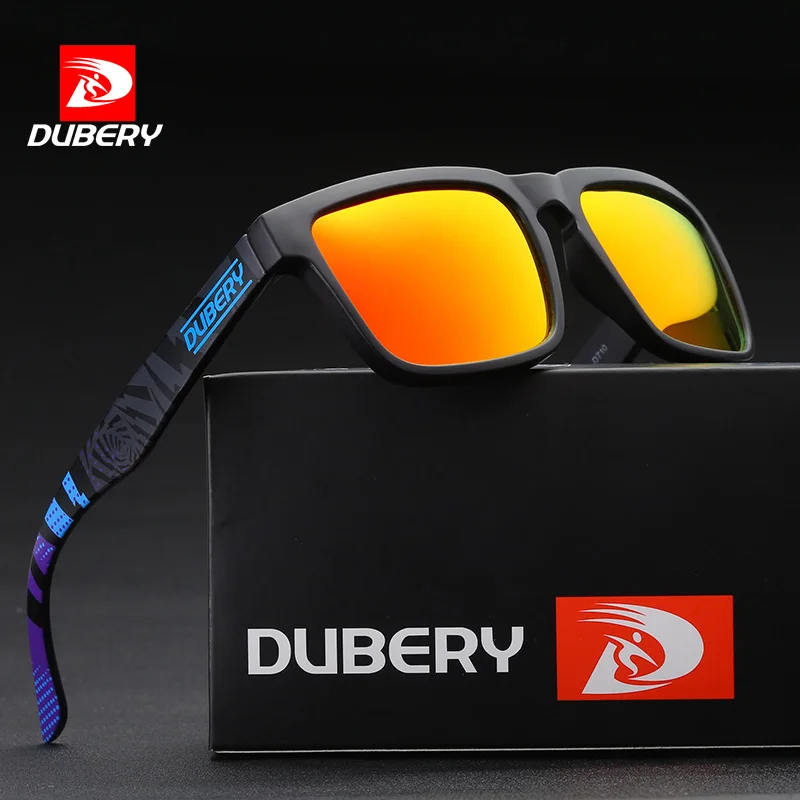 

Солнцезащитные очки DUBERY квадратные для мужчин и женщин UV-400, поляризационные зеркальные, для спорта и рыбалки, в эстетике, 2022