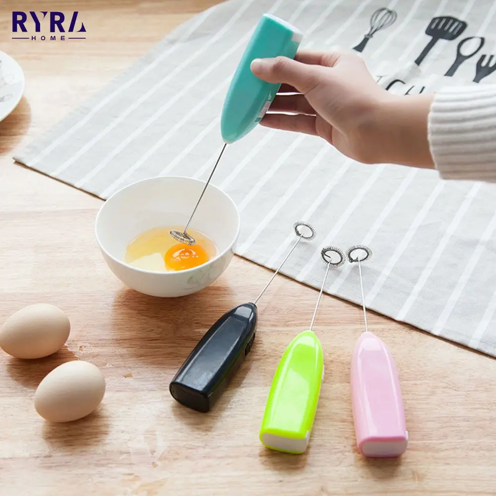Fashion Milk Drink Coffee Whisk Mixer Mini Handle Stirrer Rechargeable Electric Egg Beater Practical Kitchen Cooking Tools New